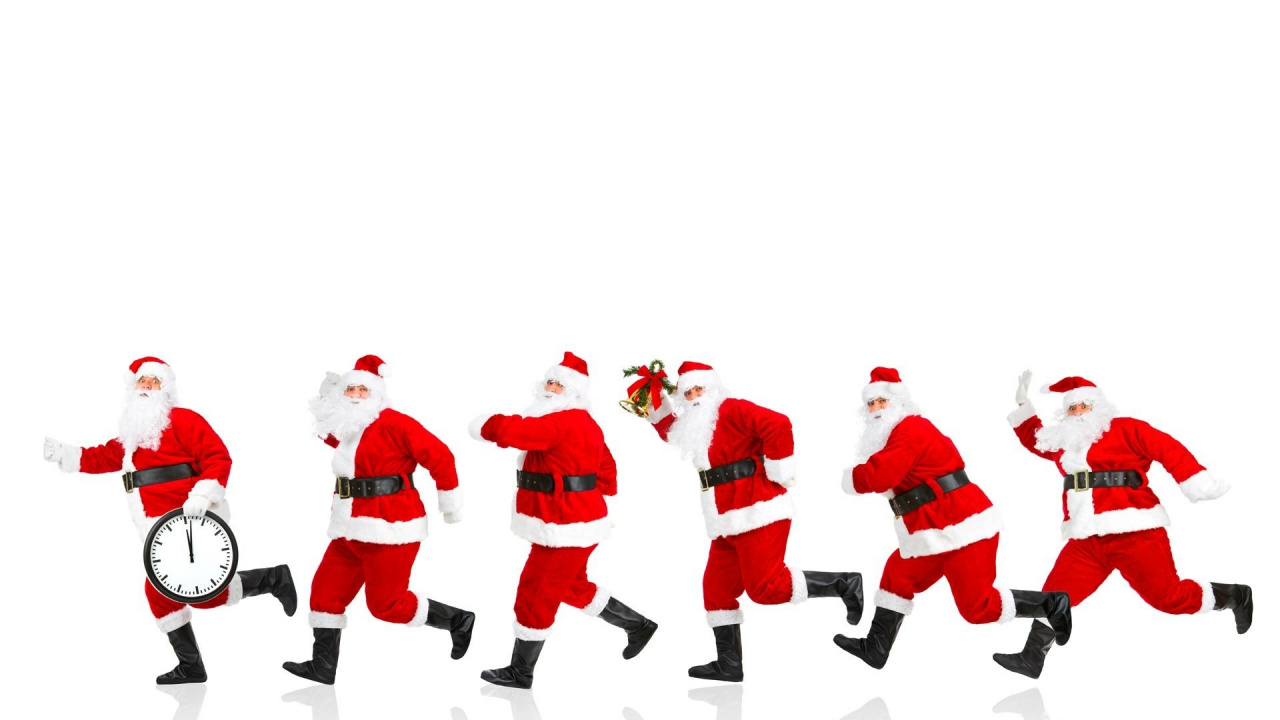 Santa Claus, Decoración de la Navidad, Navidad, Animación. Wallpaper in 1280x720 Resolution