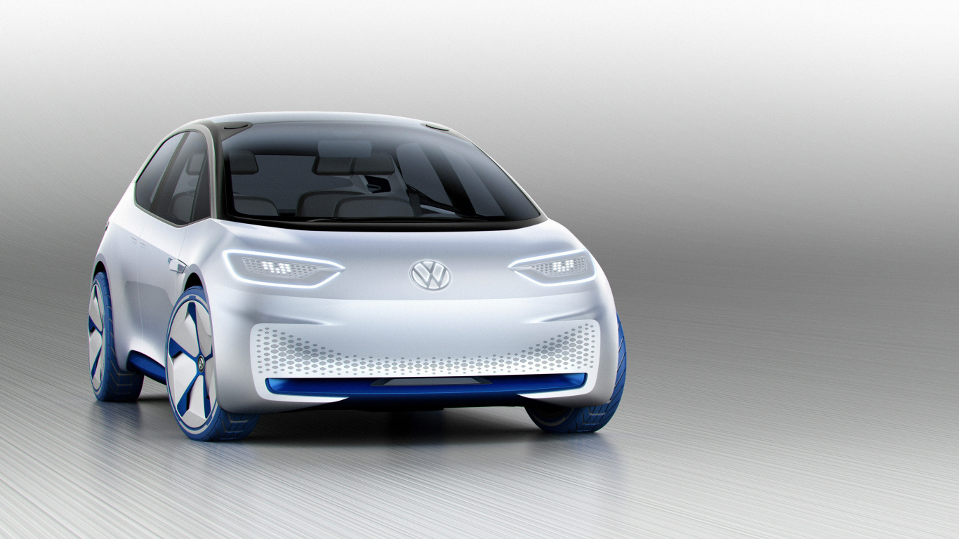 Volkswagen id Concepto, Volkswagen id 3, Volkswagen, Coche, Volkswagen Escarabajo. Wallpaper in 1366x768 Resolution