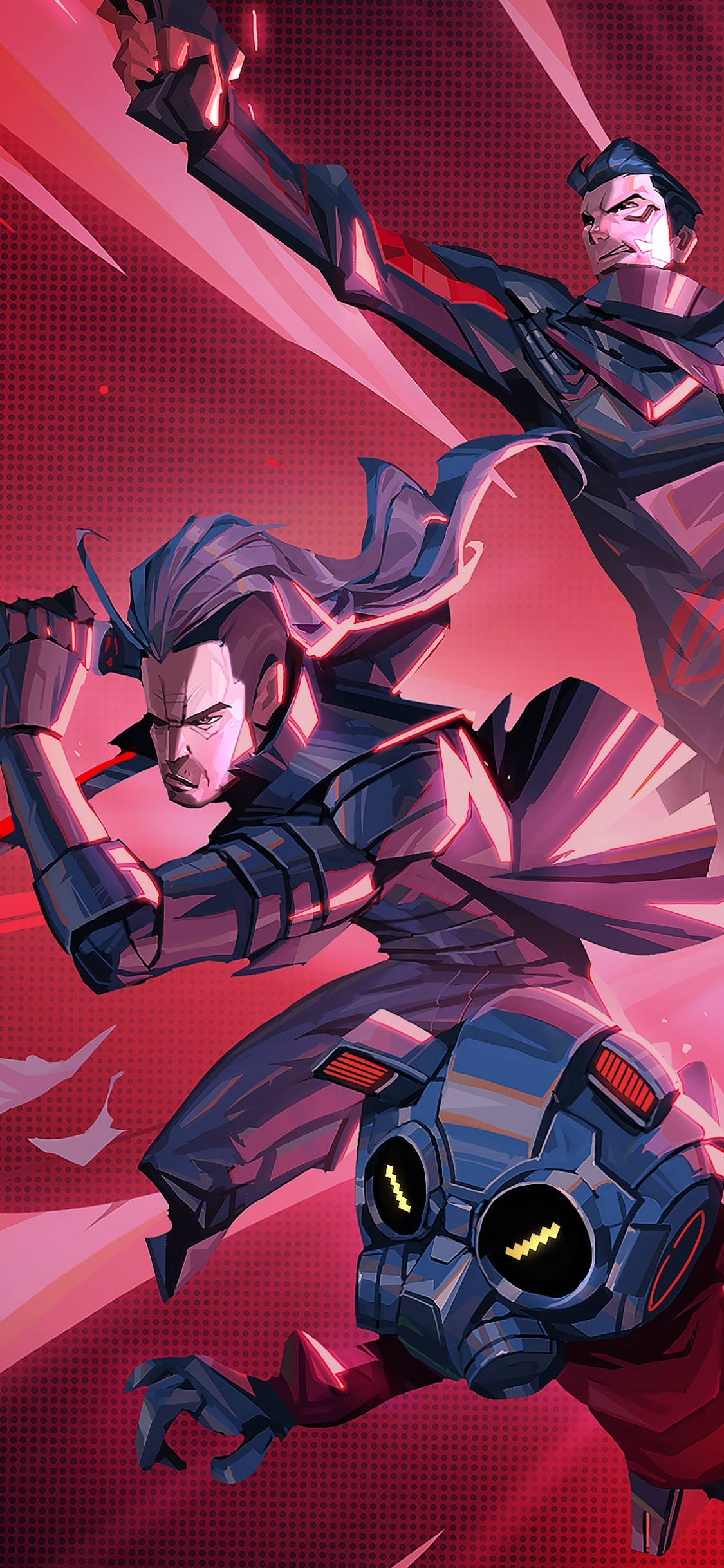 Caricatura, Asus, Asus Rog, Teléfono Asus Rog 5s, Teléfono Asus Rog 5s Pro. Wallpaper in 1125x2436 Resolution