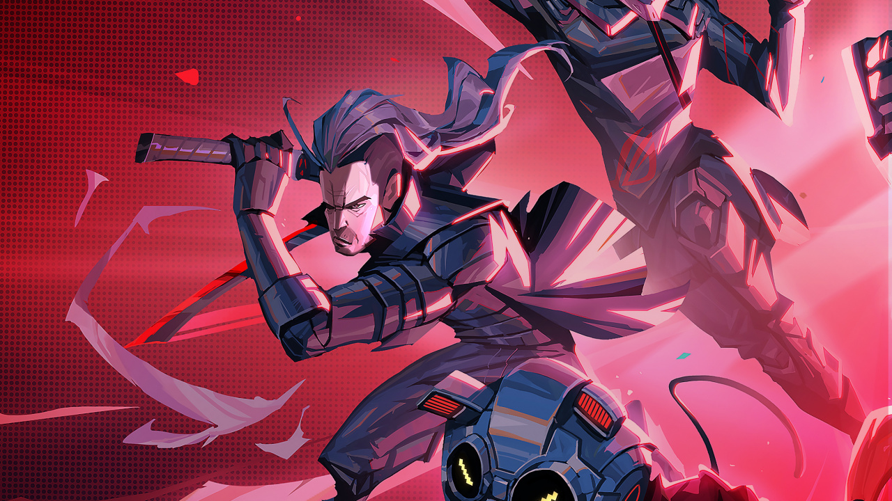 Cartoon, Asus, Asus Rog, Asus Rog Phone 5s, Asus Rog Phone 5s Pro. Wallpaper in 1280x720 Resolution