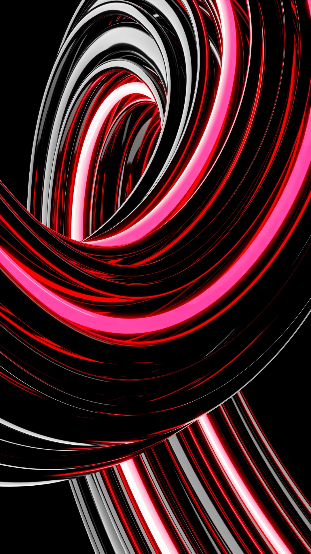 Espiral, Matemáticas, Geometría, Luz, Negro. Wallpaper in 1080x1920 Resolution