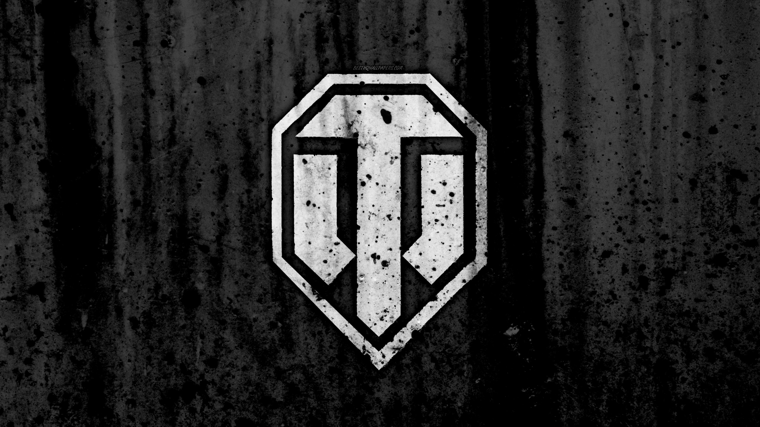 World of Tanks, Negro, Logotipo, Emblema, Diseño. Wallpaper in 2560x1440 Resolution