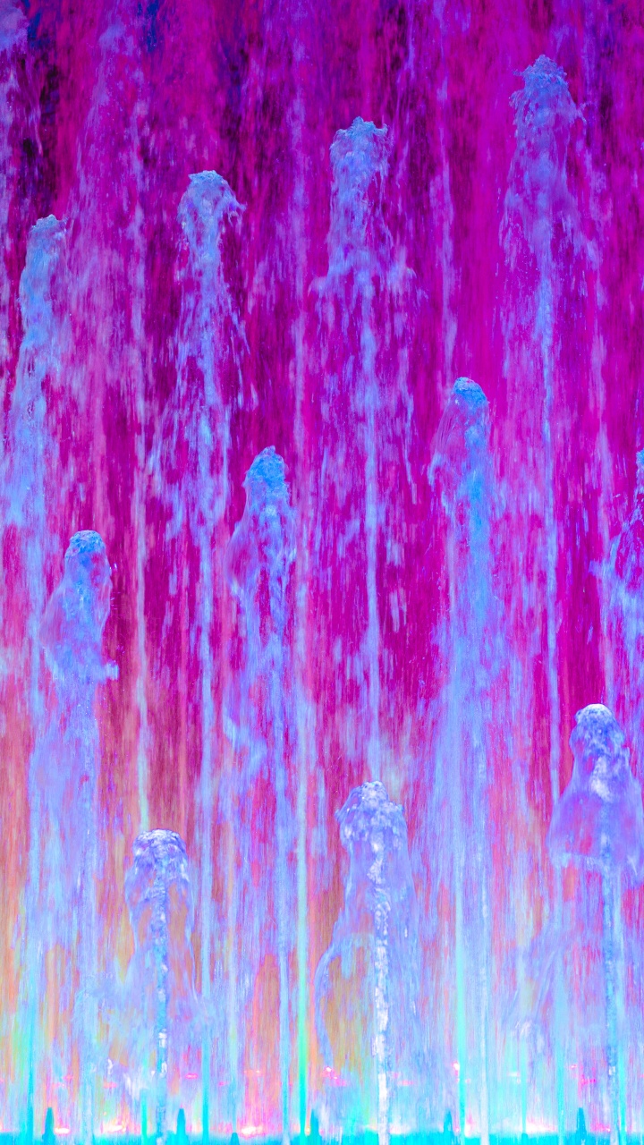 Blaue Und Weiße Abstrakte Malerei. Wallpaper in 720x1280 Resolution