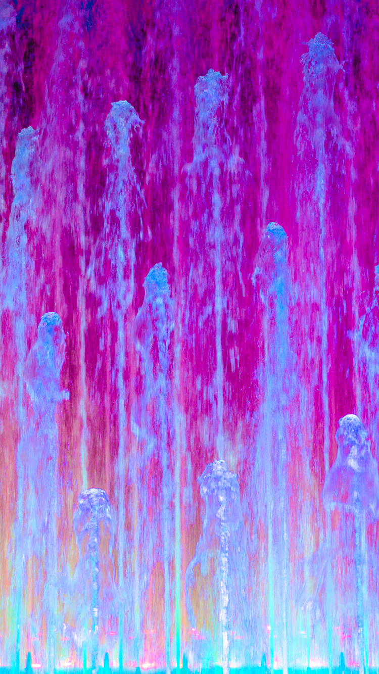 Blaue Und Weiße Abstrakte Malerei. Wallpaper in 750x1334 Resolution