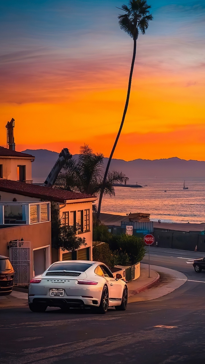 Los Angeles, Roue, Pneu, L'éclairage Automobile, Bâtiment. Wallpaper in 720x1280 Resolution
