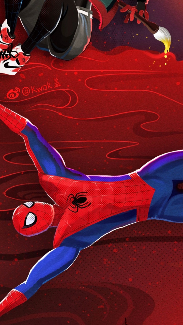 Red and Blue Dragon Illustration. Wallpaper in 720x1280 Resolution