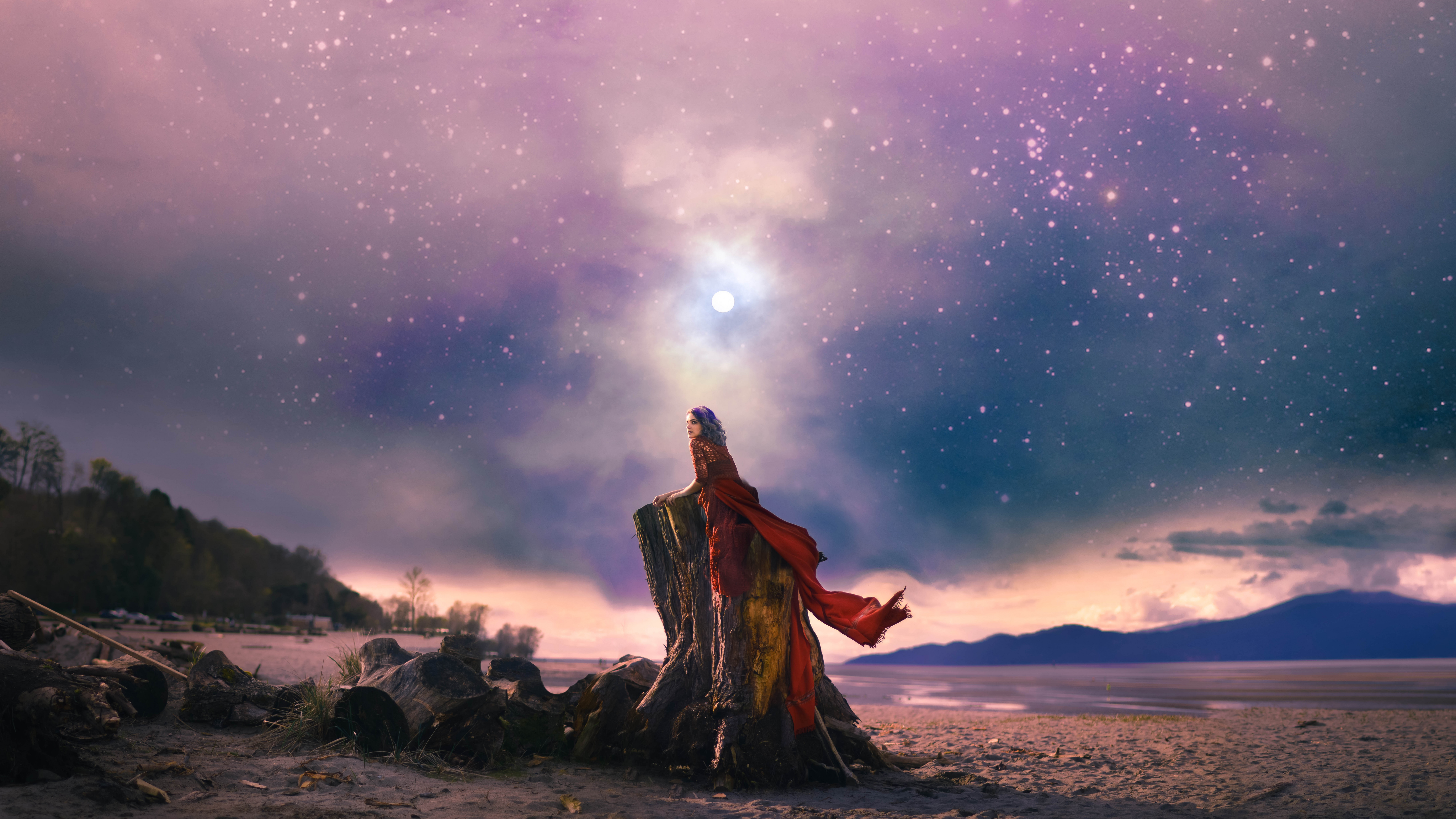 Atmosphère, la Mythologie, Espace, Ciel. Wallpaper in 7680x4320 Resolution