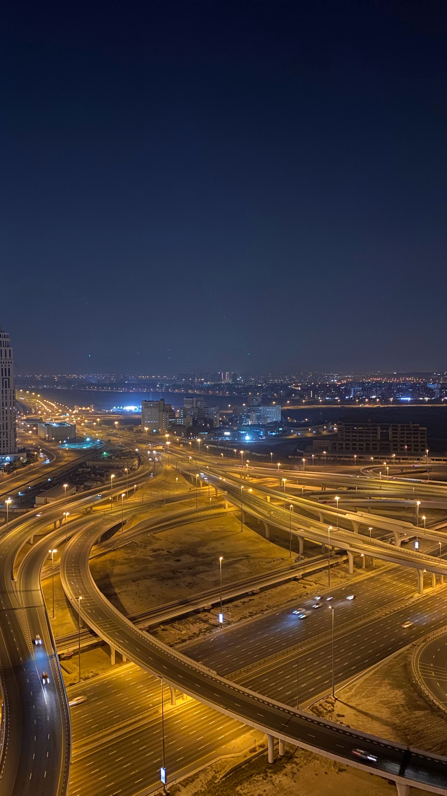 Dubai, Carretera, Área Urbana, Infraestructura, Urbe. Wallpaper in 1440x2560 Resolution