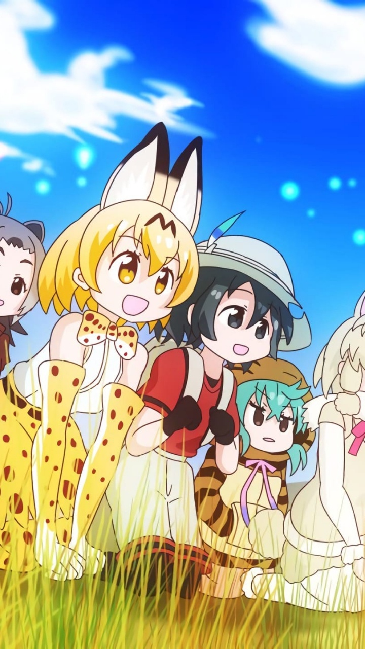 Kemono Friends, Anime, Cartoon, Illustration, Tokyo Anime Award. Wallpaper in 720x1280 Resolution