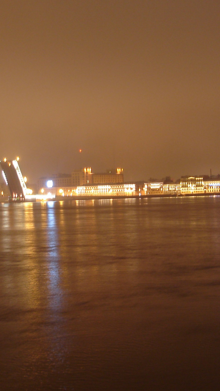 反射, 晚上, 天空, 人体内的水, 道M 壁纸 750x1334 允许