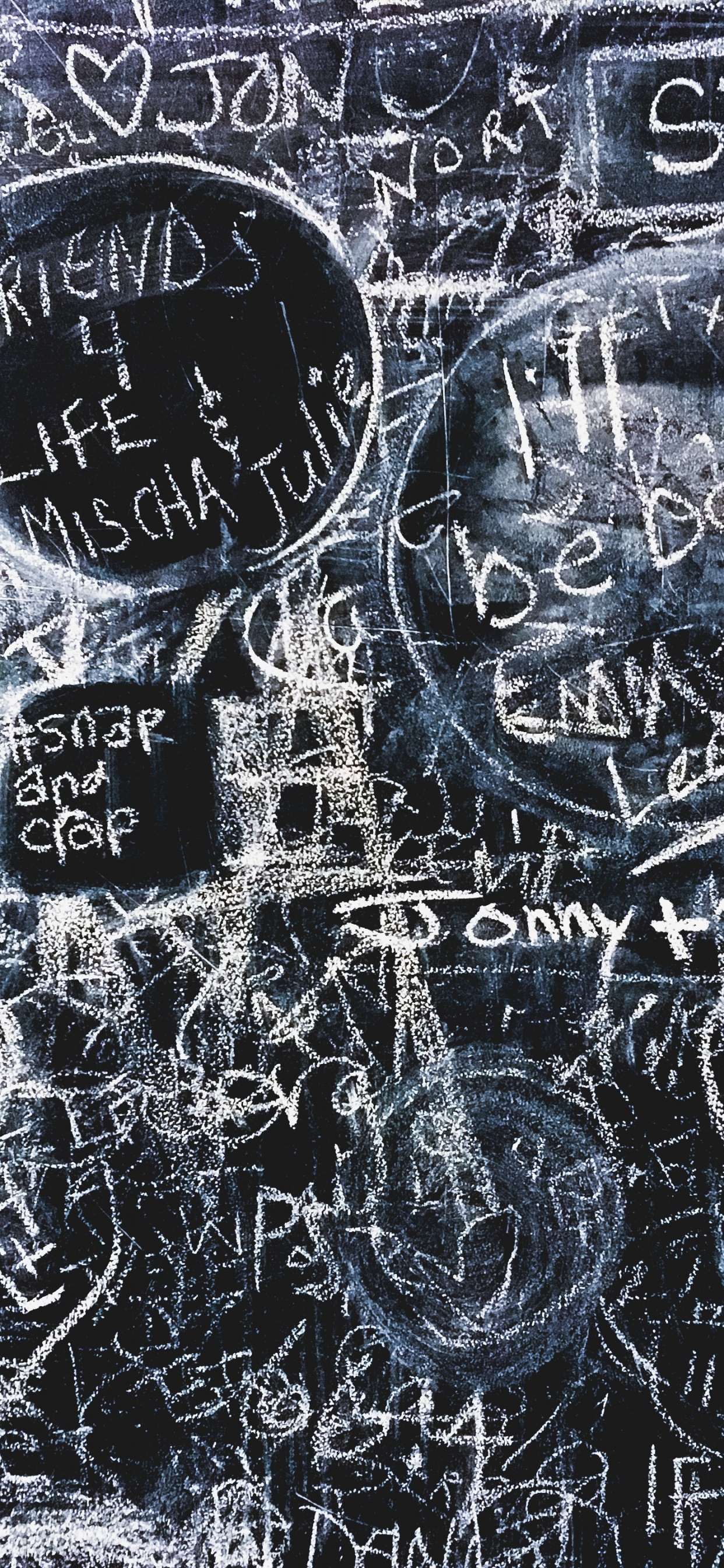 粉笔, 黑板上的, 艺术, 绘画, 文本 壁纸 1242x2688 允许