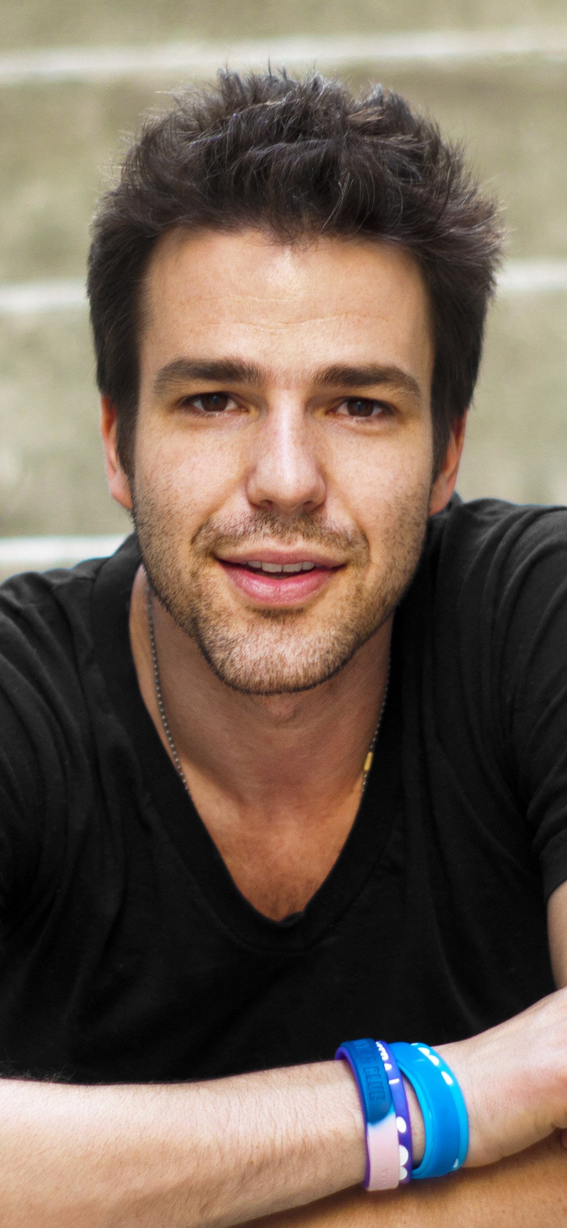 Chin, Facial Hair, Telephone, Microphone, Bluetooth. Wallpaper in 1125x2436 Resolution