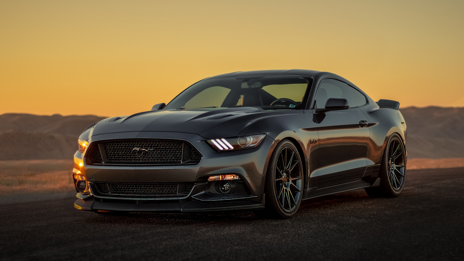 Schwarzer Audi a 4 Coupé. Wallpaper in 1920x1080 Resolution