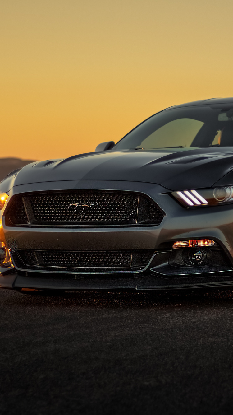 Schwarzer Audi a 4 Coupé. Wallpaper in 750x1334 Resolution