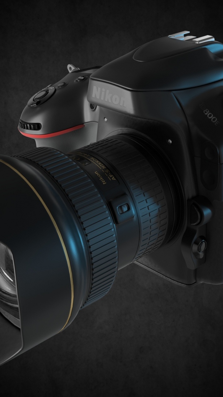 Canon DSLR-Kamera in Schwarz Und Silber. Wallpaper in 720x1280 Resolution