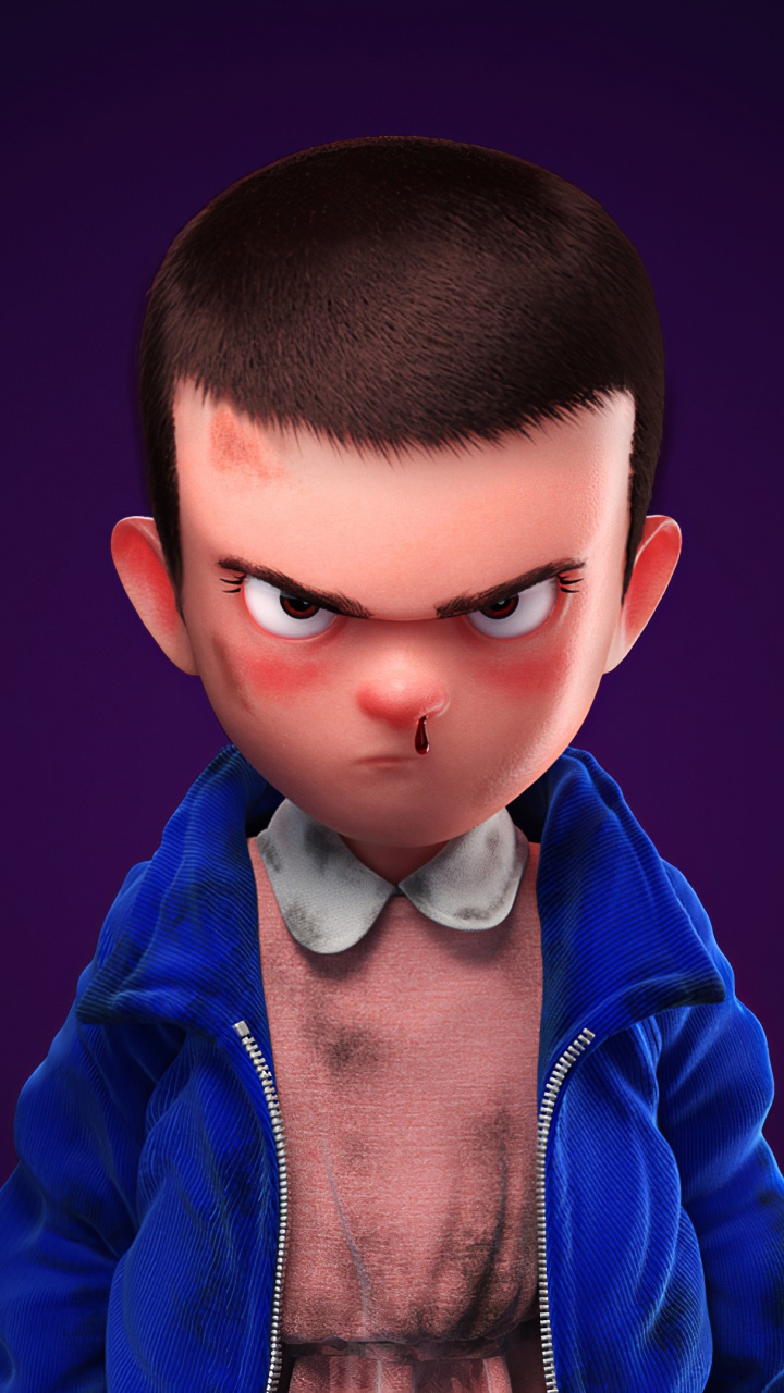 Boy in Blue and Brown Zip up Jacket. Wallpaper in 720x1280 Resolution