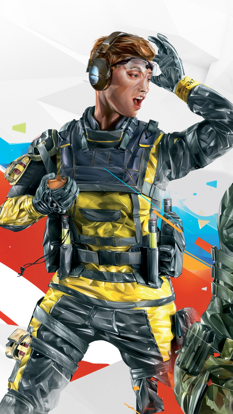 Rainbow Six Siege Invitacional 2019, Ubisoft, Esports, Ilustración, Arma. Wallpaper in 750x1334 Resolution