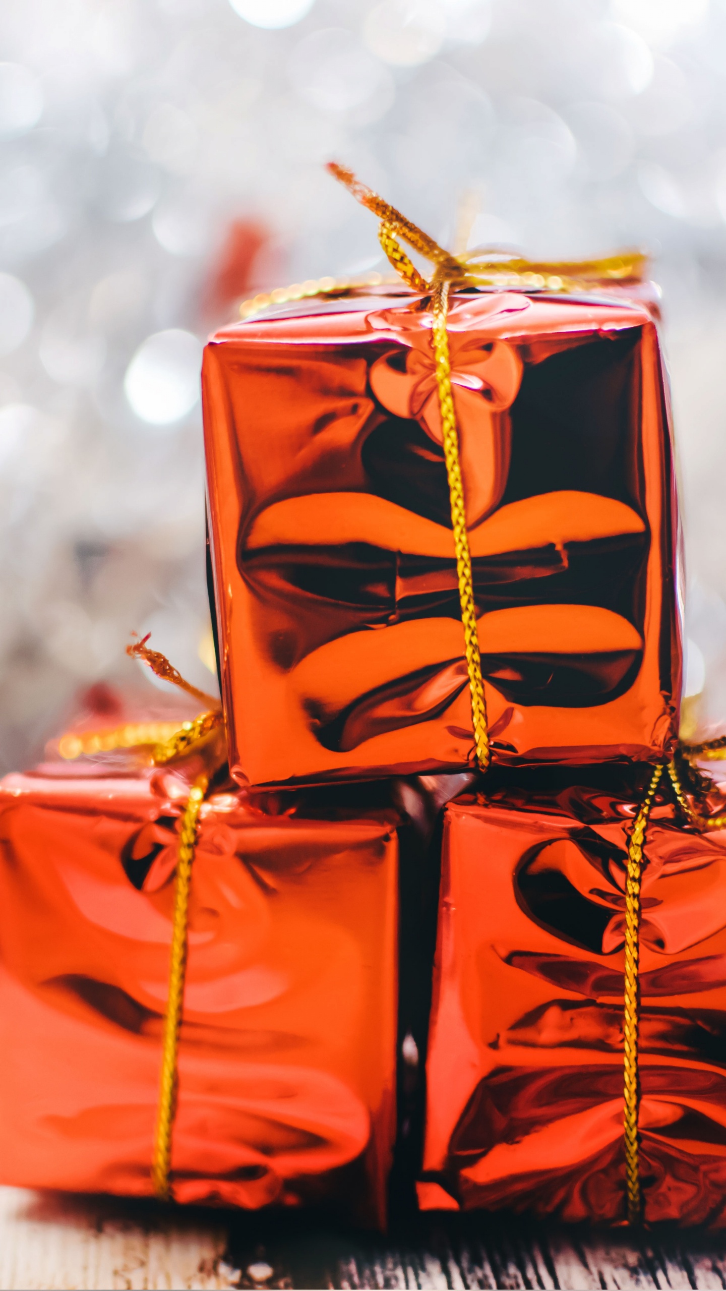 Cadeau, Emballage Cadeau, Cadeau de Noël, Orange, Présent. Wallpaper in 1440x2560 Resolution