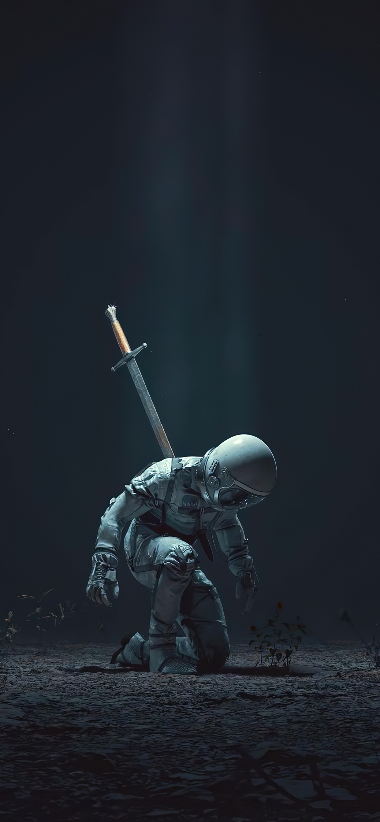 Obscurité, Événement, Carmine, A Genou, Figurine. Wallpaper in 1242x2688 Resolution