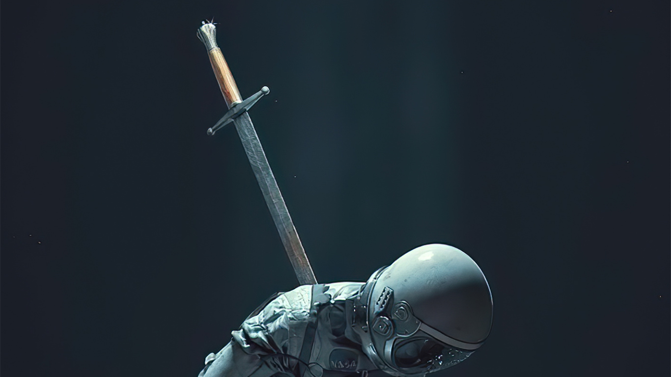 Obscurité, Événement, Carmine, A Genou, Figurine. Wallpaper in 1366x768 Resolution