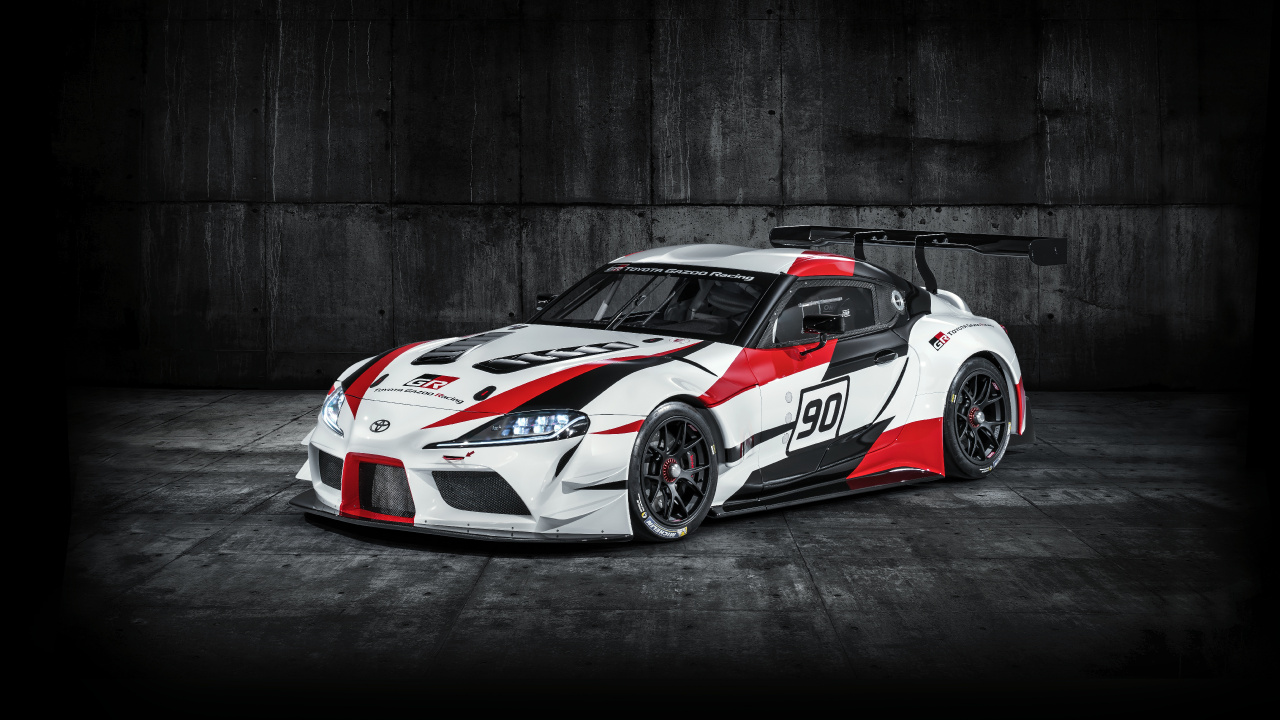 Toyota, Toyota Supra Gazoo Racing, Toyota GR Supra Racing Concept, Toyota Supra, Toyota gr Supra. Wallpaper in 1280x720 Resolution