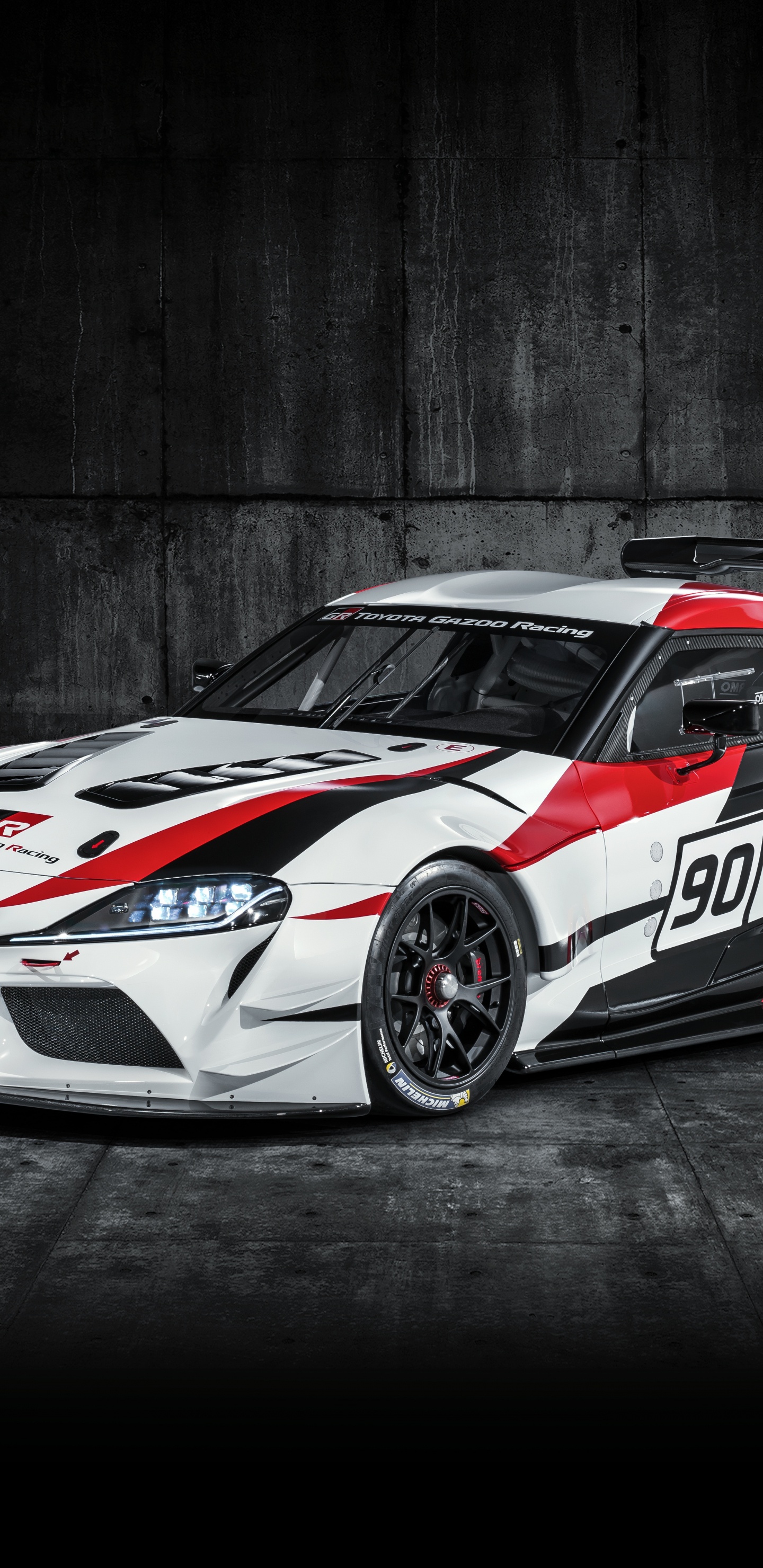Toyota, Toyota Supra Gazoo Racing, Toyota GR Supra Racing Concept, Toyota Supra, Toyota gr Supra. Wallpaper in 1440x2960 Resolution