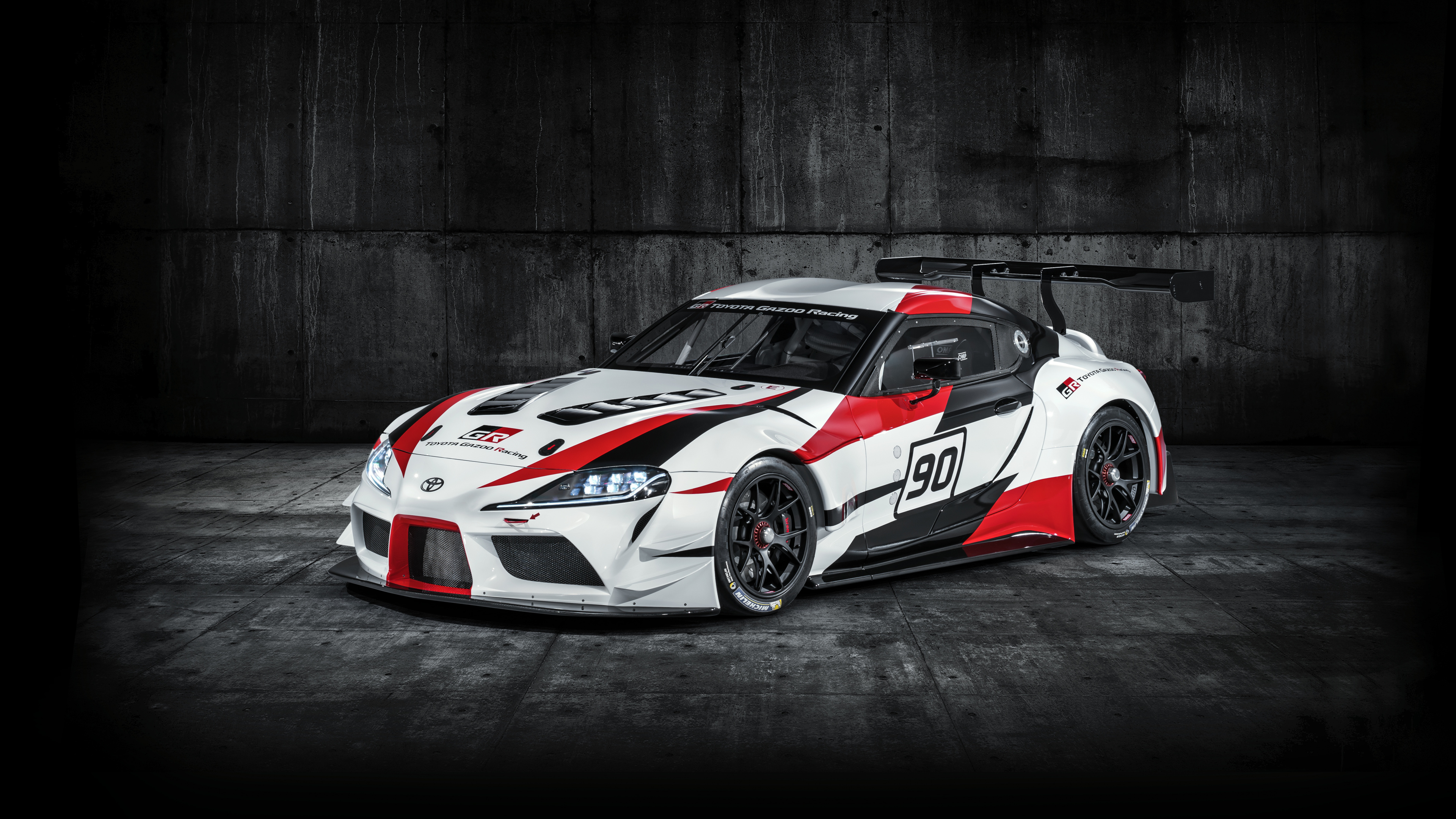 Toyota, Toyota Supra Gazoo Racing, Toyota GR Supra Racing Concept, Toyota Supra, Toyota gr Supra. Wallpaper in 3840x2160 Resolution