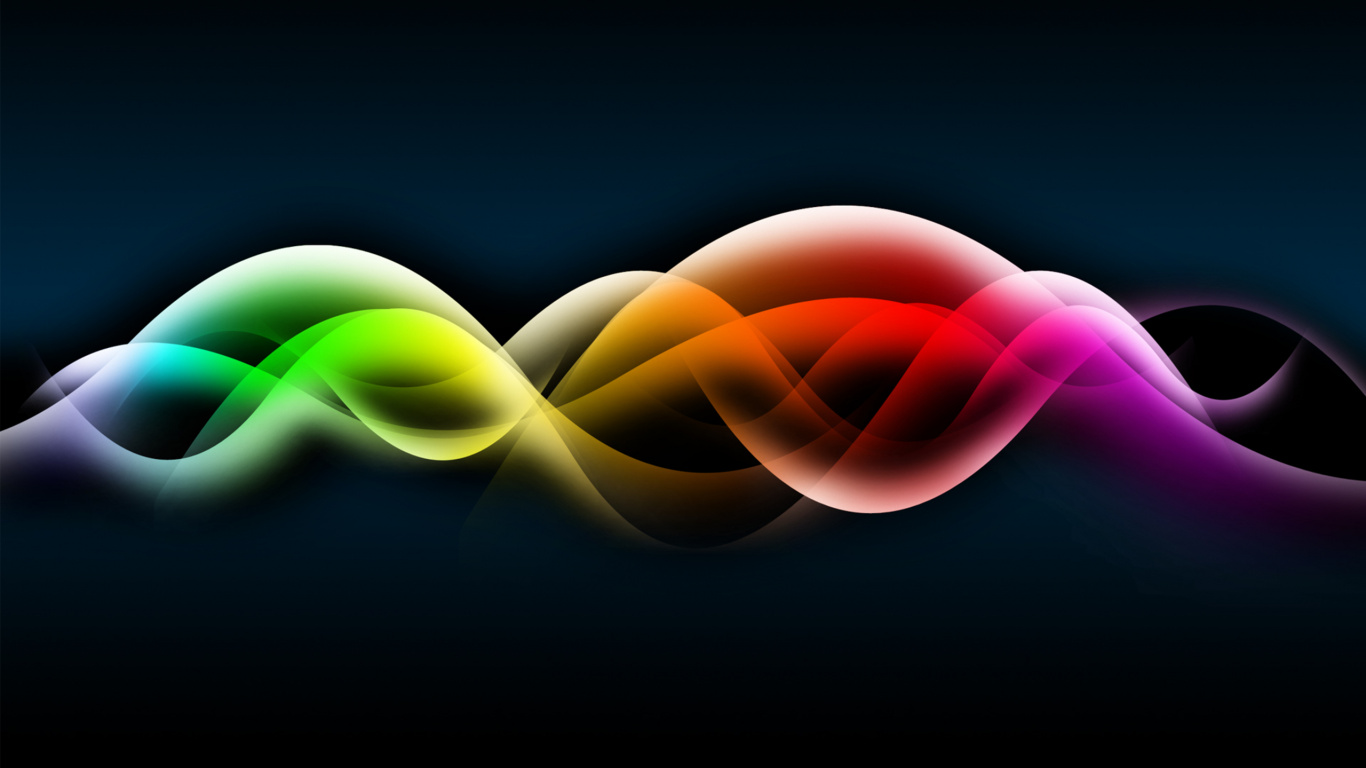 Illustration de Coeur Vert et Violet. Wallpaper in 1366x768 Resolution