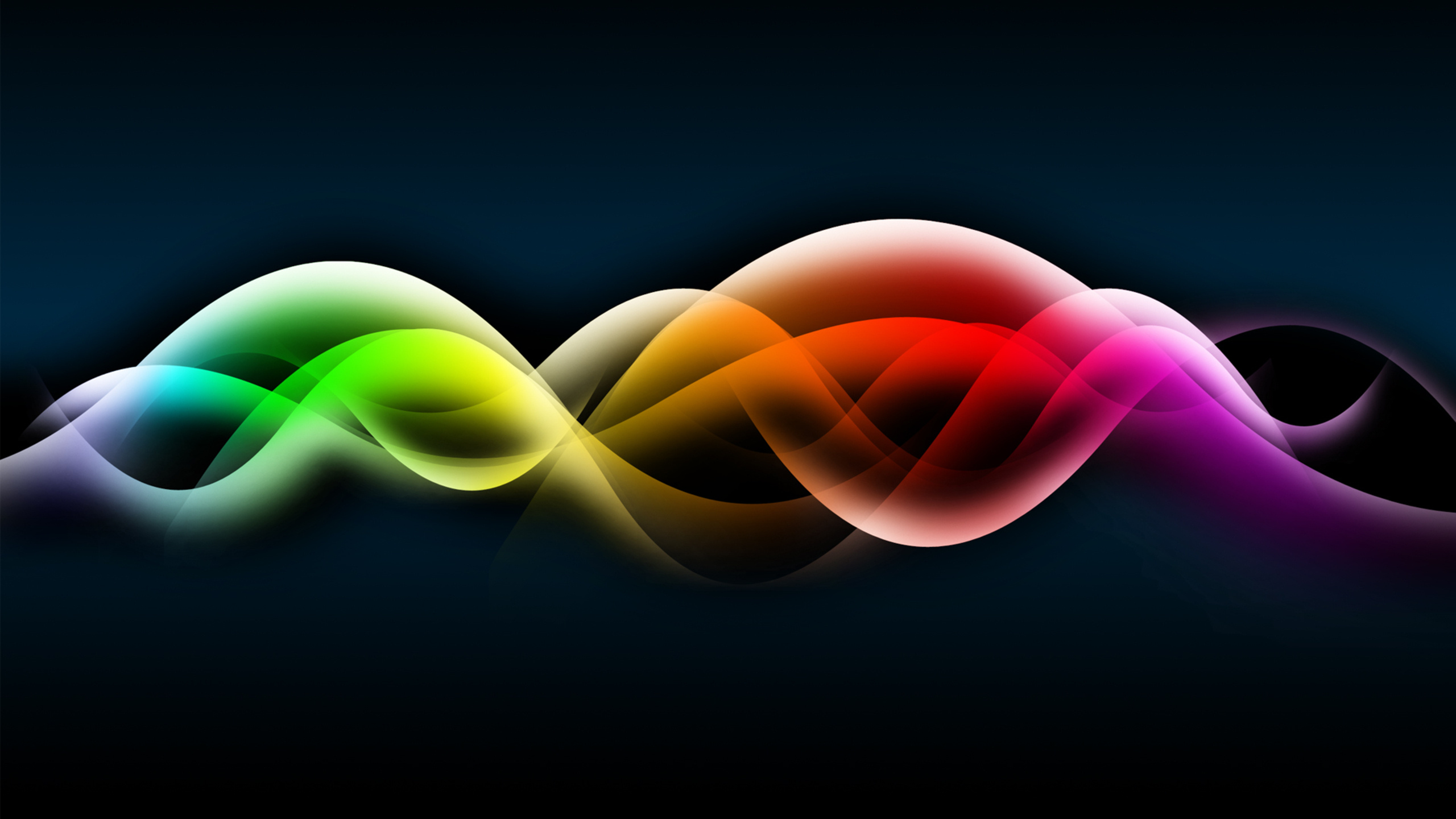 Illustration de Coeur Vert et Violet. Wallpaper in 2560x1440 Resolution