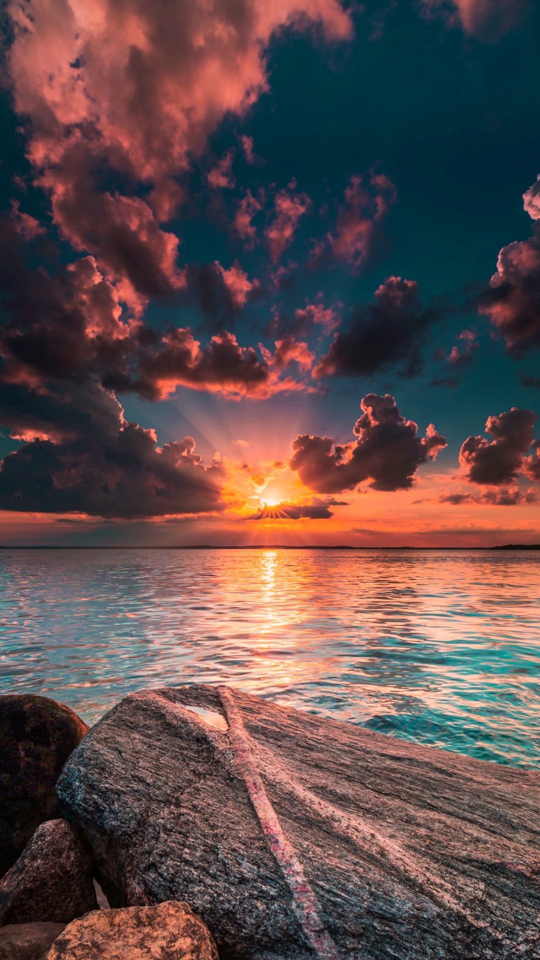 Sunlight, Landscape, Light, Nature, Water. Wallpaper in 1080x1920 Resolution