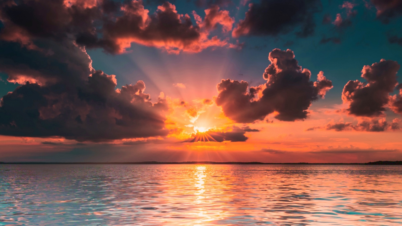 Sunlight, Landscape, Light, Nature, Water. Wallpaper in 1280x720 Resolution