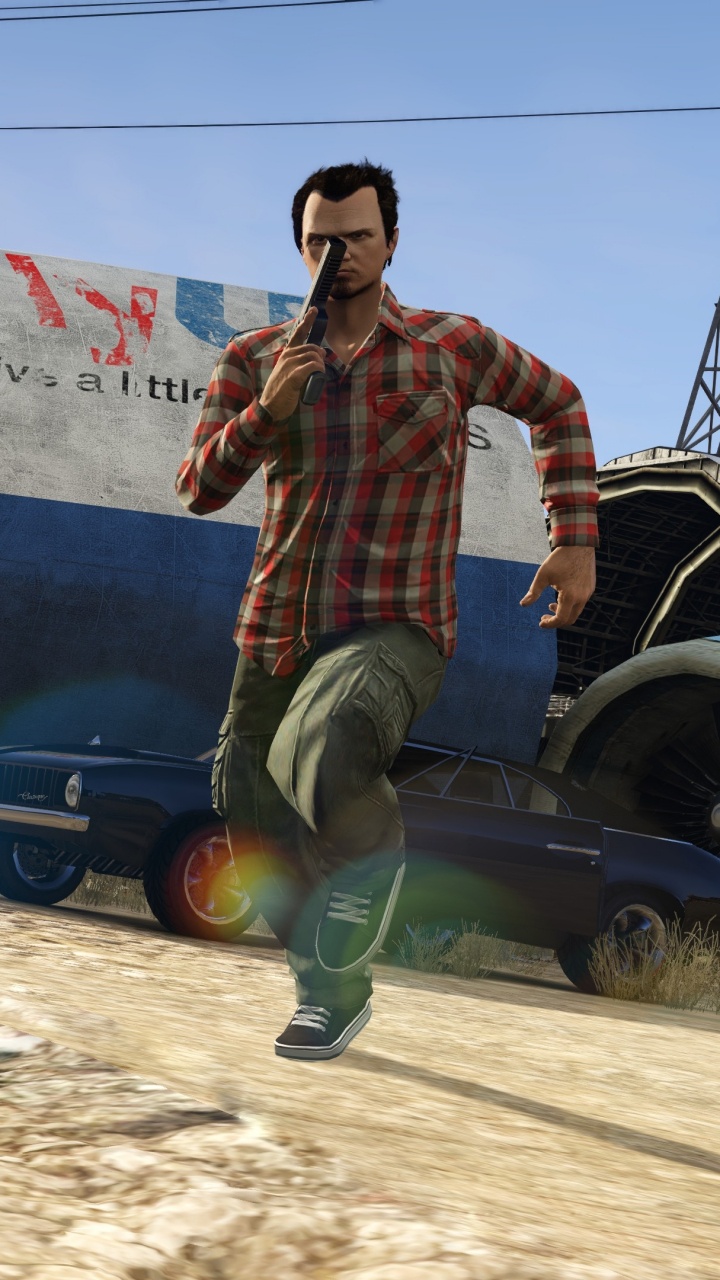 Grand Theft Auto v, Tyrann, Rockstar Games, Rockstar North, Playstation 4. Wallpaper in 720x1280 Resolution