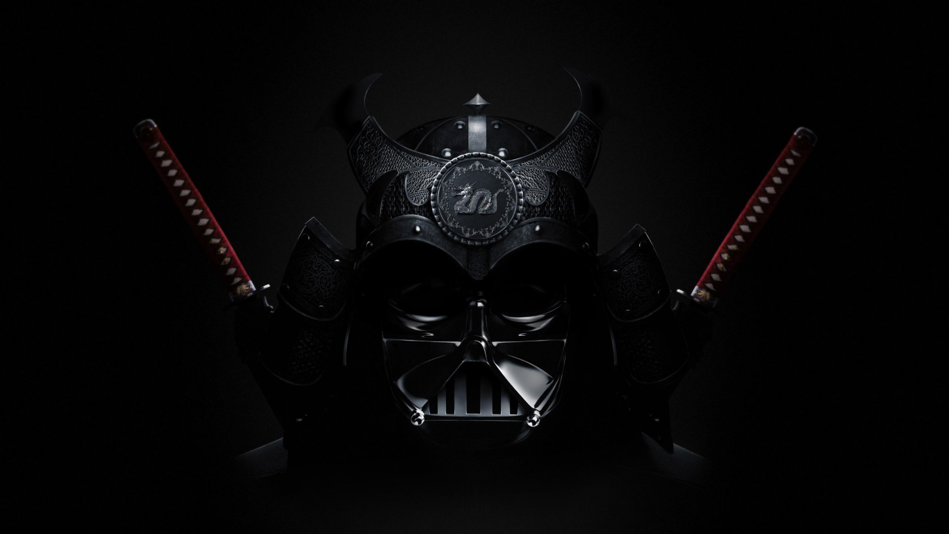 Darth Vader, Simbolo, Simetría, Evento, Accesorio de Moda. Wallpaper in 1366x768 Resolution