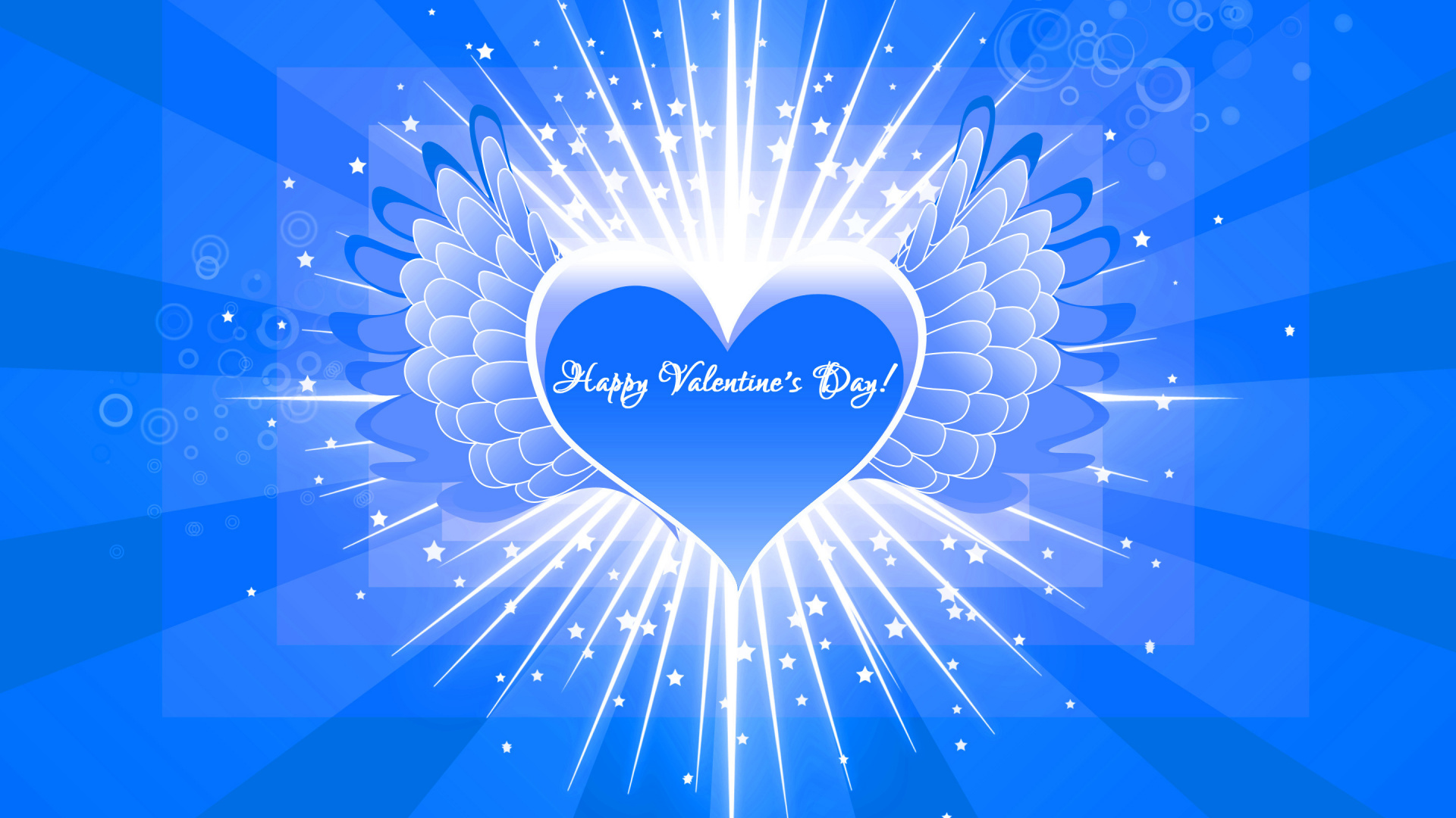 el Día de San Valentín, Azul, Coraz, Gráficos, Fila. Wallpaper in 1920x1080 Resolution