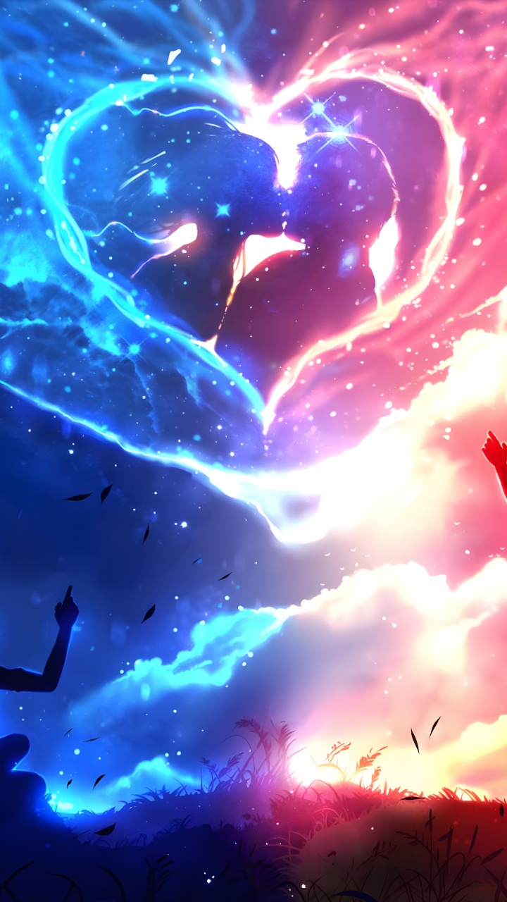 Anime, World, Light, People in Nature, Gesture. Wallpaper in 720x1280 Resolution