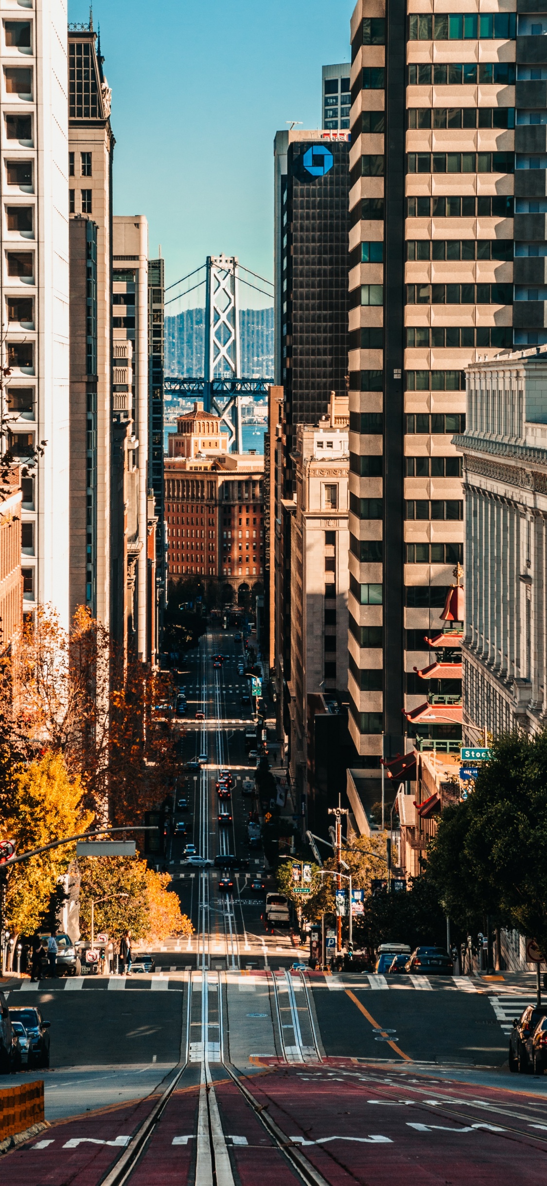 San Francisco Cable Car System, San Francisco Cable Car Museum, Building, Skyscraper, Daytime. Wallpaper in 1125x2436 Resolution