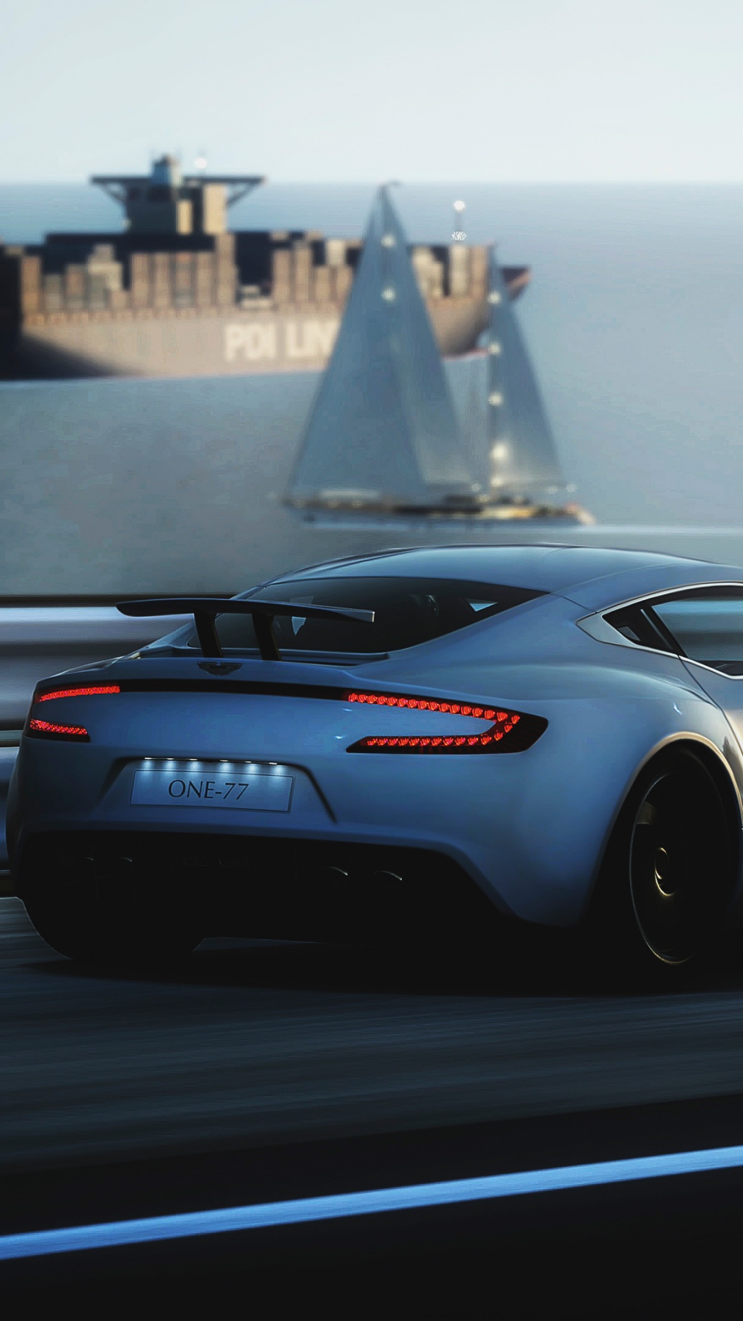 Silberner Porsche 911 Tagsüber Unterwegs. Wallpaper in 1080x1920 Resolution