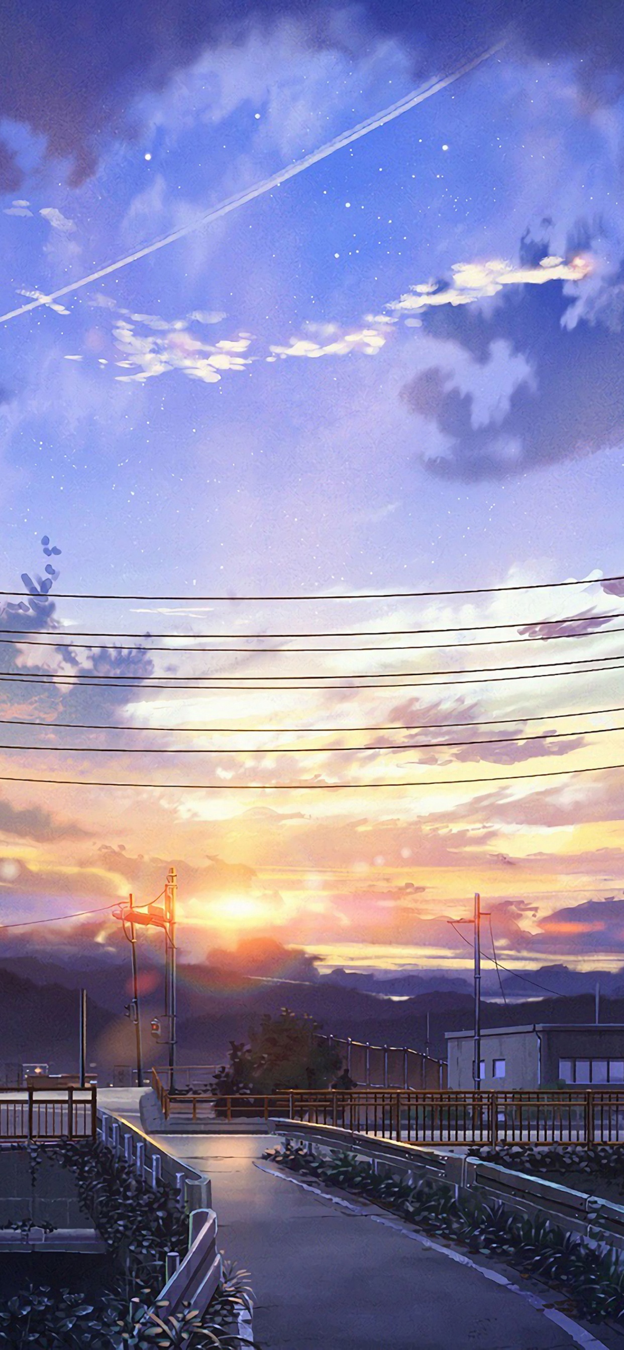 L'anime, Art, la Peinture de Paysage, Atmosphère, la Journée. Wallpaper in 1242x2688 Resolution