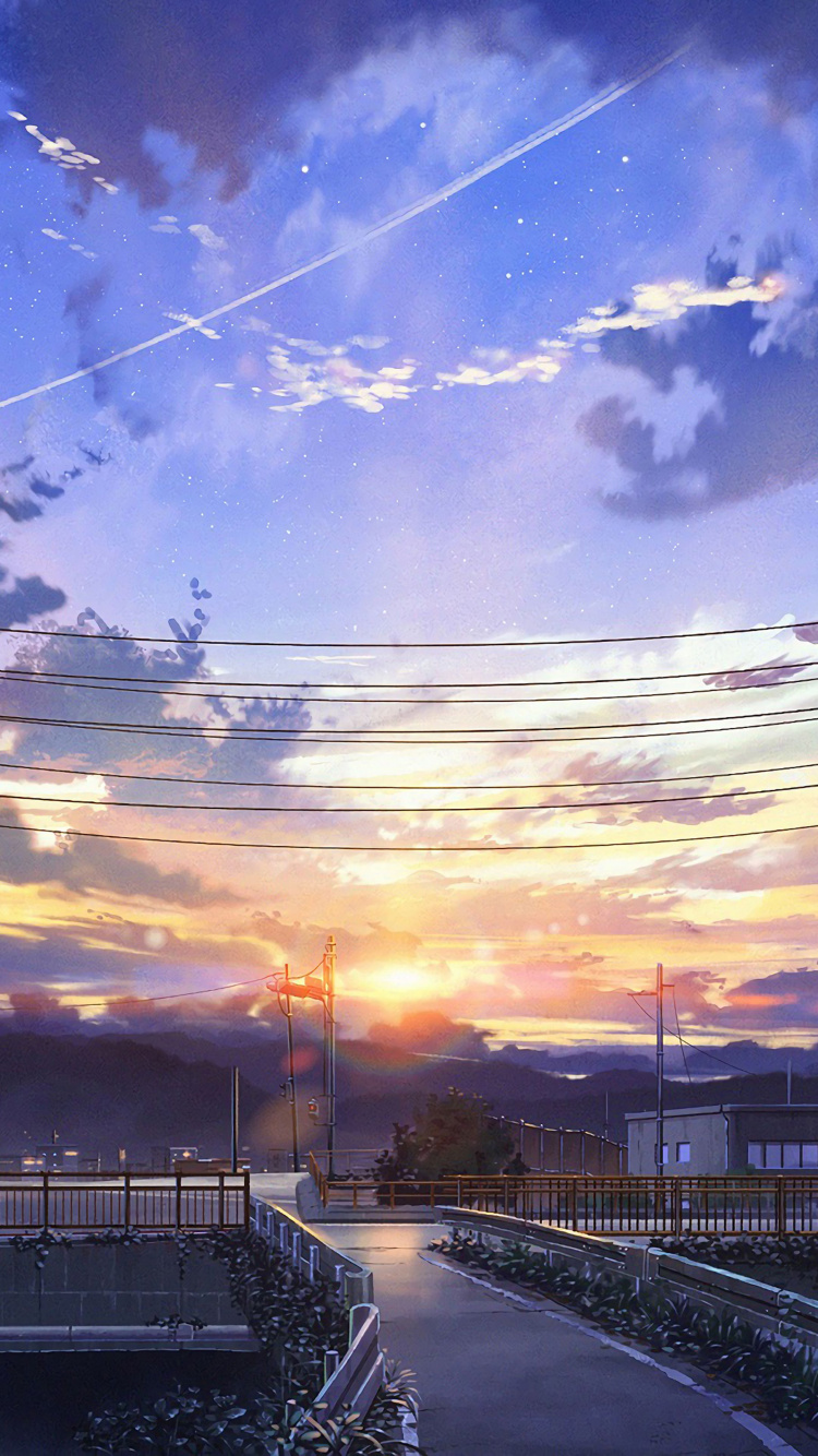L'anime, Art, la Peinture de Paysage, Atmosphère, la Journée. Wallpaper in 750x1334 Resolution