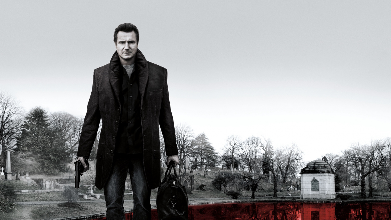 Man in Black Suit Standing on Red Concrete Bench. Wallpaper in 1366x768 Resolution