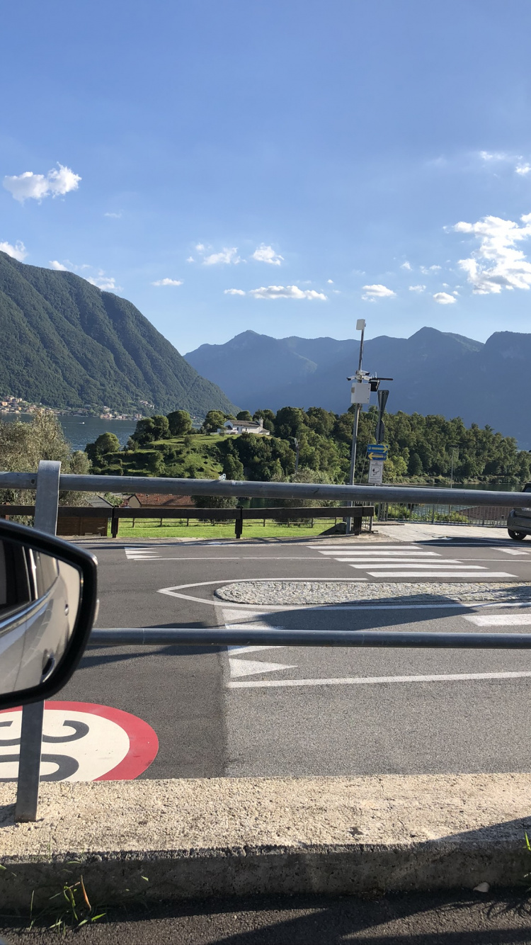 多山的地貌, 山脉, 基础设施, 高地, 沥青 壁纸 750x1334 允许