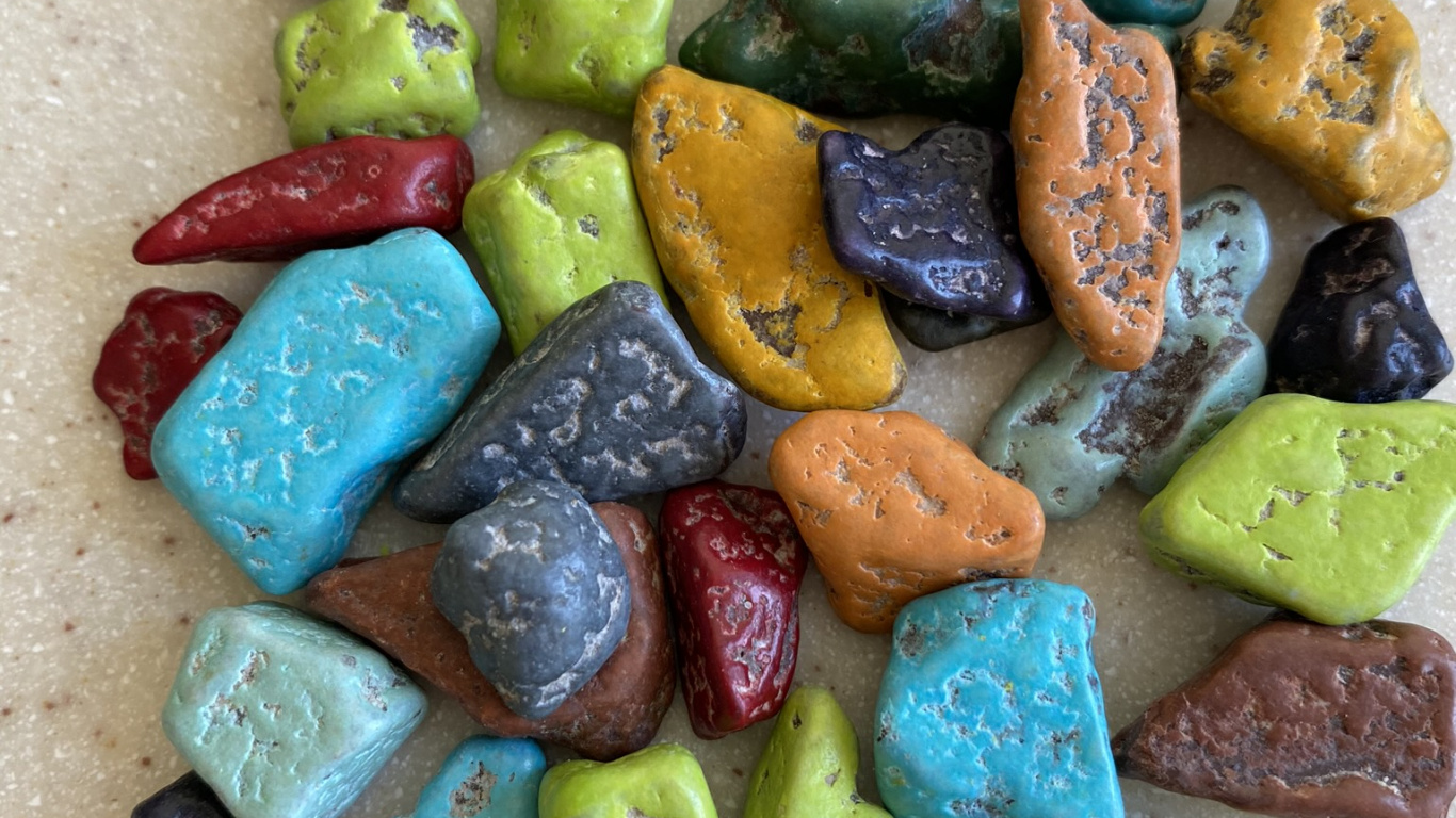 Rock, Douceur, la Pureté de la Couleur, Collection, Confiserie. Wallpaper in 1366x768 Resolution