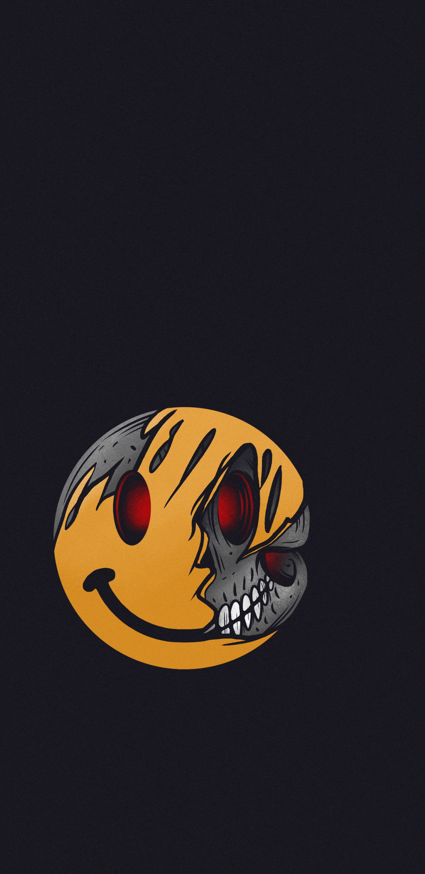 Orange, Google Play, Eye, Art, Cartoon. Wallpaper in 1440x2960 Resolution