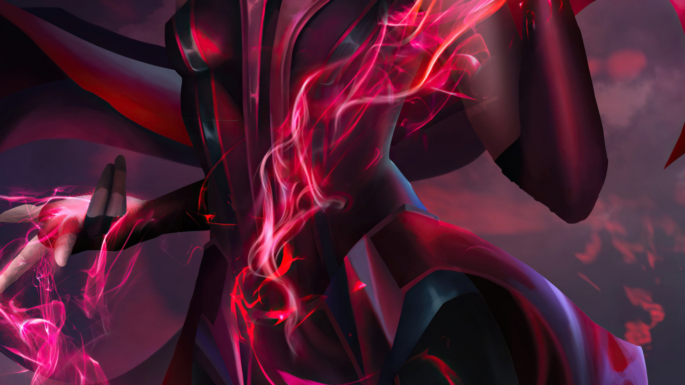 Wanda Maximoff, Wandavision, Vision, Marvel Comics, Superhelden. Wallpaper in 1366x768 Resolution