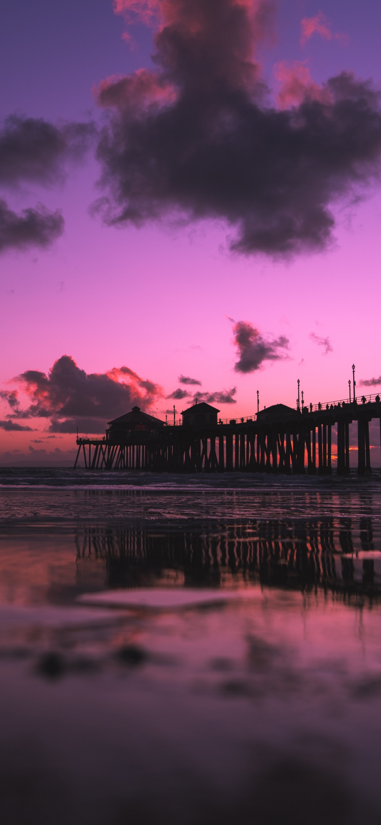 Blau, Sonnenaufgang, Meer, Reflexion, Sonnenuntergang. Wallpaper in 1242x2688 Resolution