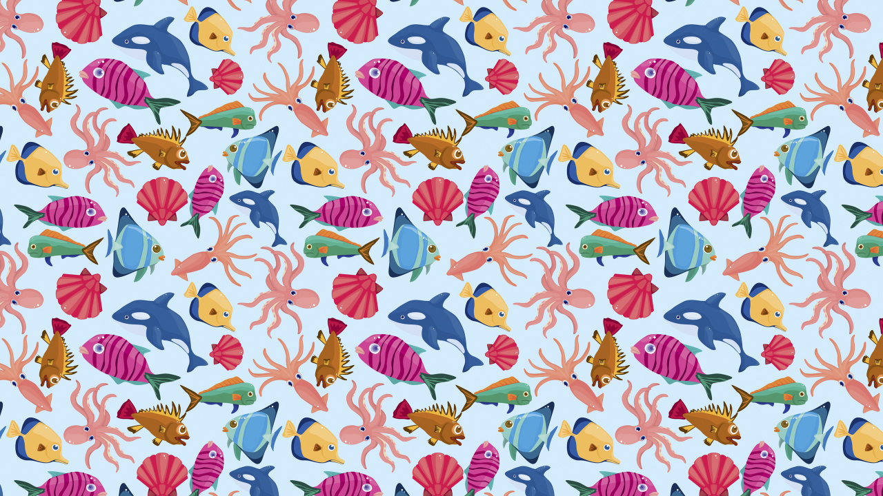 White Pink and Yellow Butterflies and Butterflies Print Textile. Wallpaper in 1280x720 Resolution