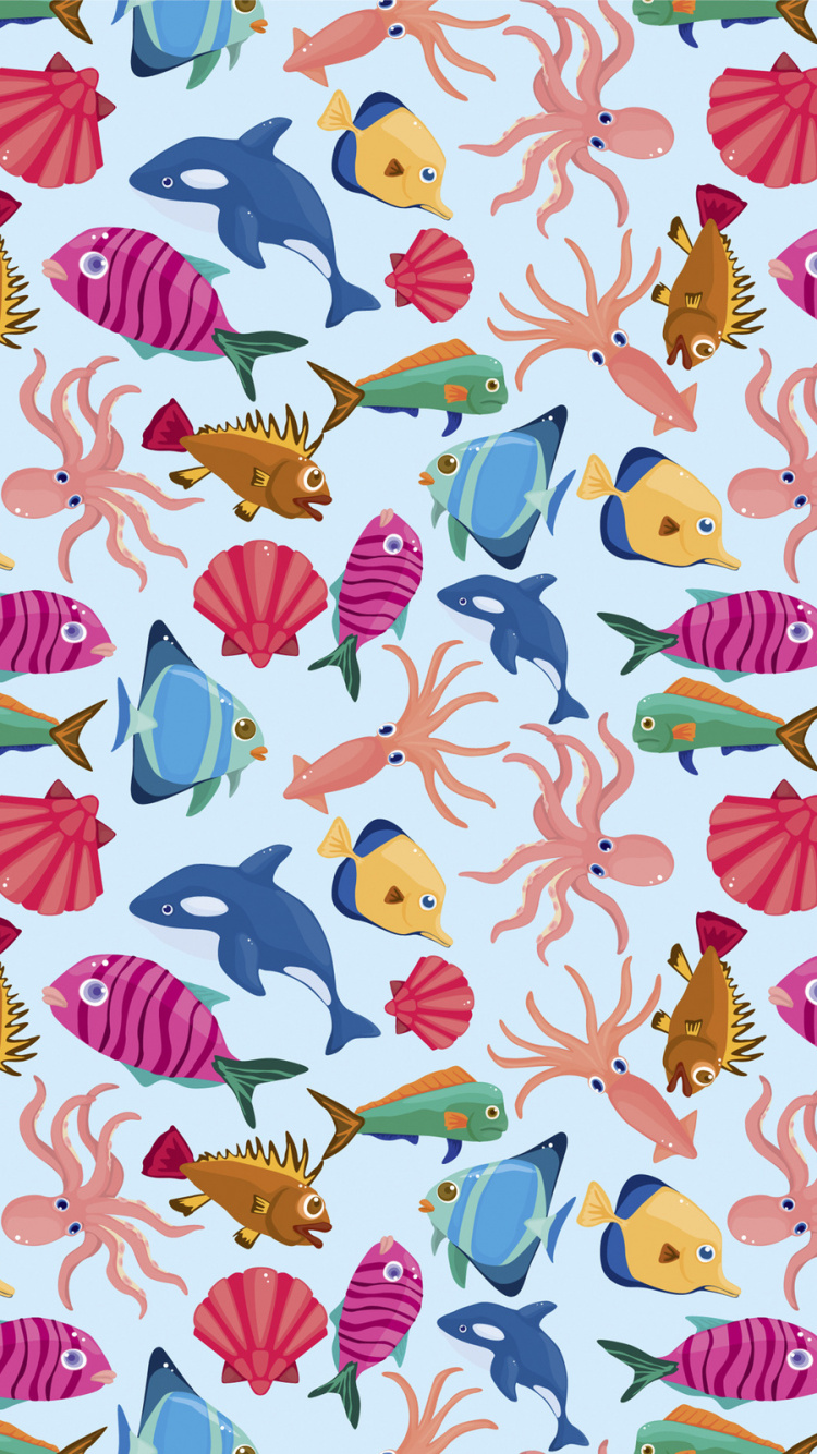 White Pink and Yellow Butterflies and Butterflies Print Textile. Wallpaper in 750x1334 Resolution