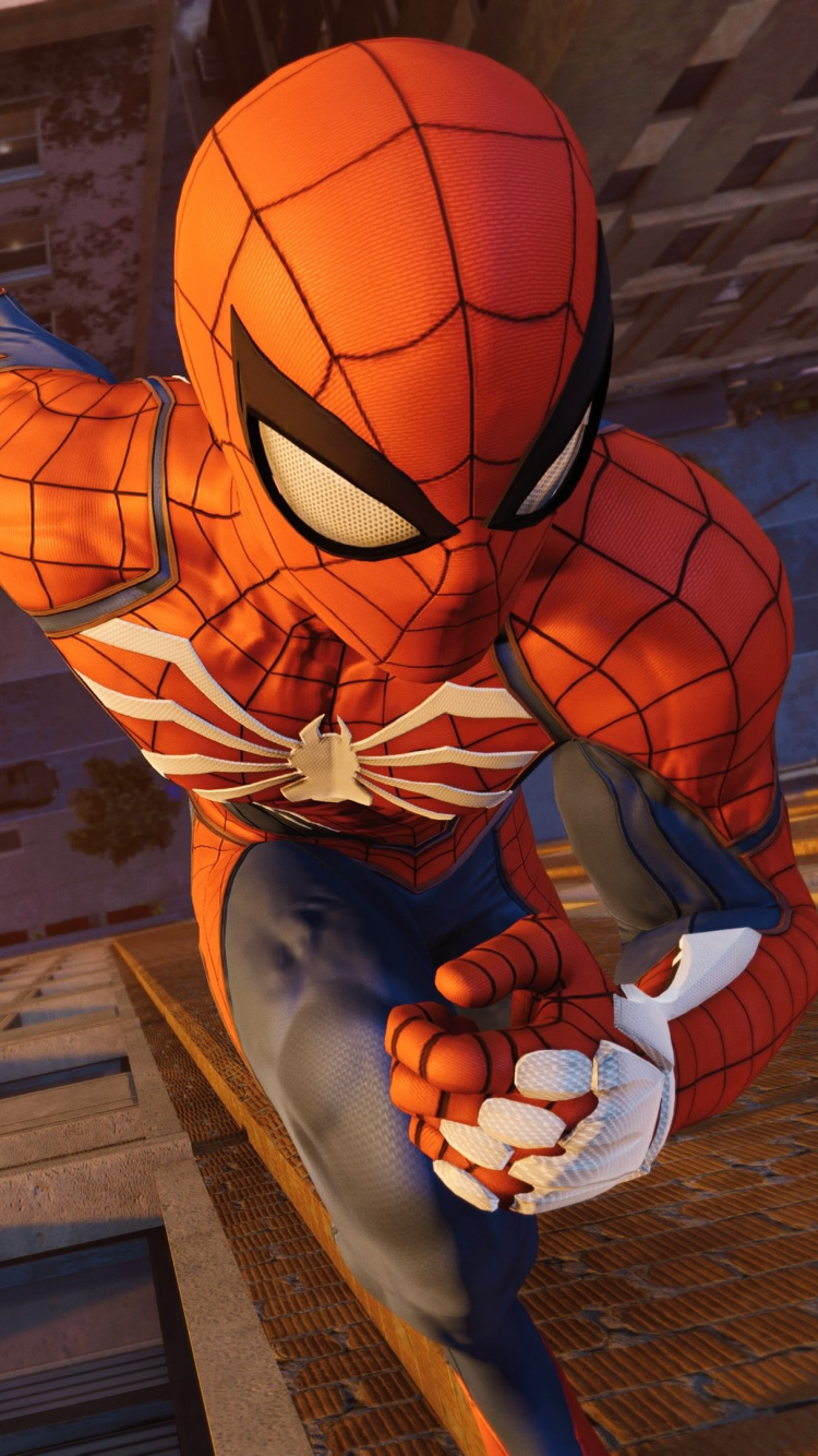 Spider-man, Vengadores Maravillas, Insomniac Games, Superhéroe, Mundo Abierto. Wallpaper in 750x1334 Resolution