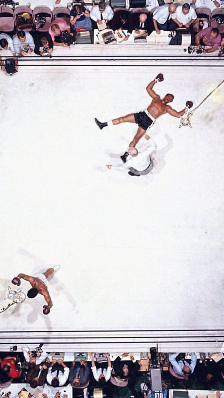 Neil Leifer Muhammad Ali, Houston Astrodome, Muhammad Ali vs Cleveland Williams, Boxing, 5th st Gym. Wallpaper in 720x1280 Resolution