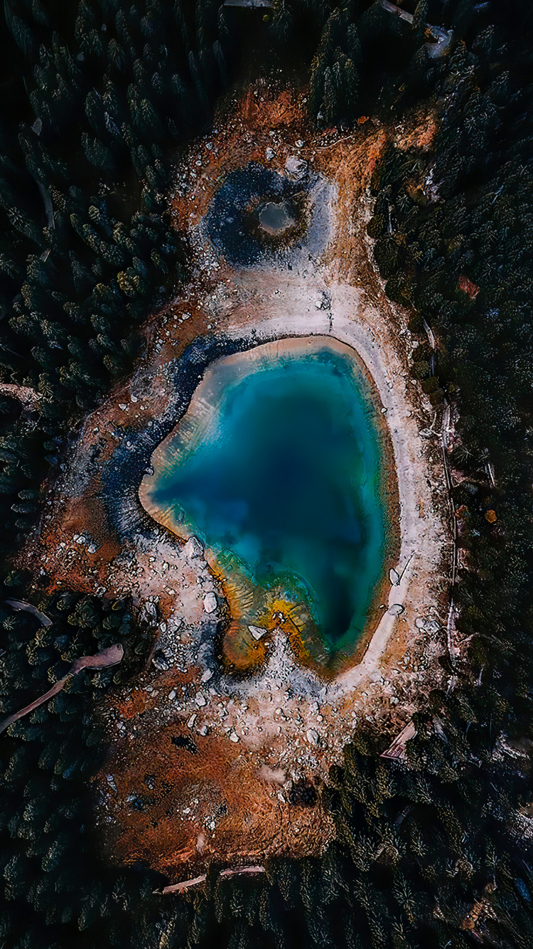 Erde, Wasser, Flüssigkeit, Naturlandschaft, Electric Blue. Wallpaper in 750x1334 Resolution